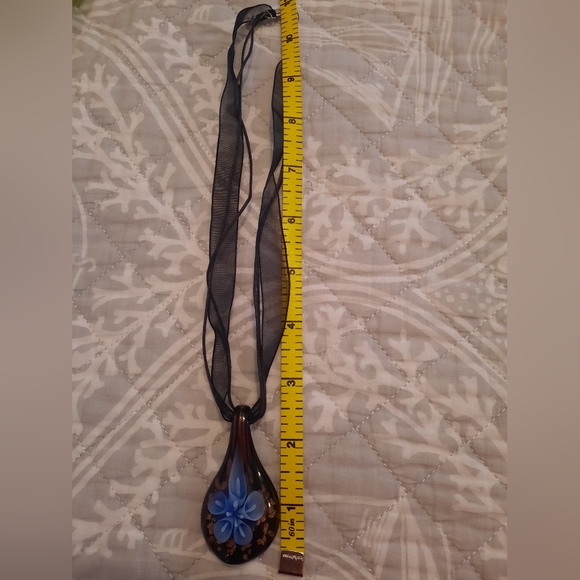 Handcrafted, Glass Necklace - Picture 2 of 4